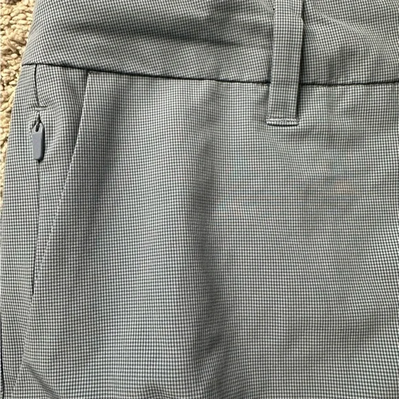 Hang Ten Hybrid Walking Shorts Sz 34 blue check Stretch Lightweight Golf new - Picture 6 of 7